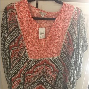 Cato kimono shirt size 18/20 NWT